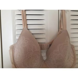 WACOAL Lace Embrace Underwire Bra Beige 36DDD